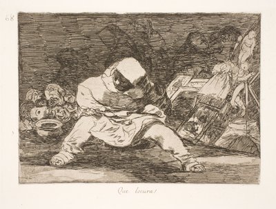 Ne delilik! (68) by Francisco de Goya