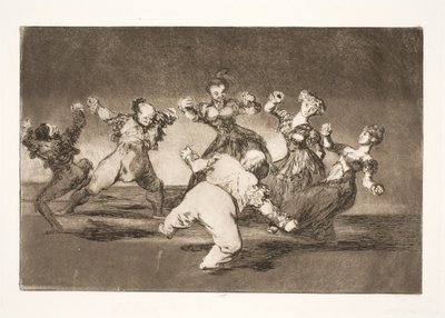 Marion dans etmek istiyorsa sonuçlarına kendisi katlanmak zorunda. by Francisco de Goya