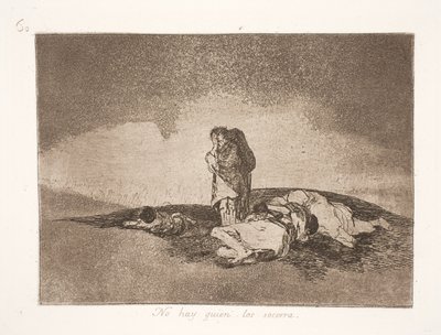 Yardım edecek kimse yok (60) by Francisco de Goya