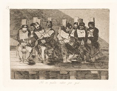 Kimse nedenini bilmiyor (35) by Francisco de Goya