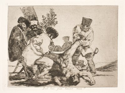 Daha fazlasını yapabilir misin? (33) by Francisco de Goya