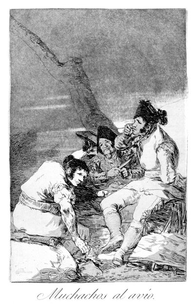 Hanımlar hazırlanıyor, 1799 by Francisco de Goya