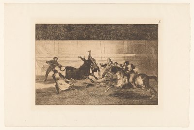 Boğa boynuzuna çakılan adam Mort de Pepe Illo Boğa Güreşi (dizi başlığı) La Taureaumachie (dizi adı) La Tauromaquia (dizi adı) by Francisco de Goya