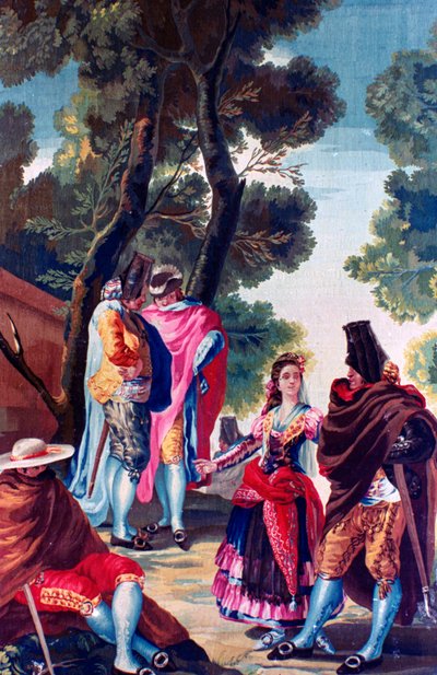 Yüzleri gizlenmiş adamlar, c1760-1820 by Francisco de Goya
