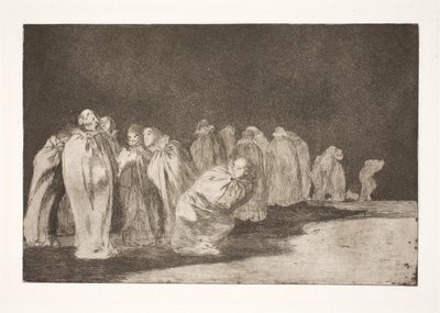 Çuvaldaki adamlar (Çulun altında bir şey saklanıyor / bir adamı kıyafetlerine göre yargılayamazsınız) by Francisco de Goya