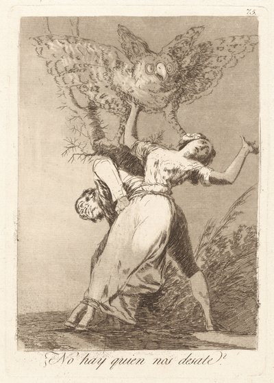 Bizi çözecek kimse yok mu? (Bizi Kimse Çözemez mi?) by Francisco de Goya