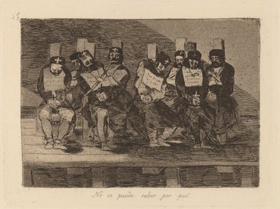 Nedenini söyleyemem (Biri Nedenini Söyleyemez) by Francisco de Goya