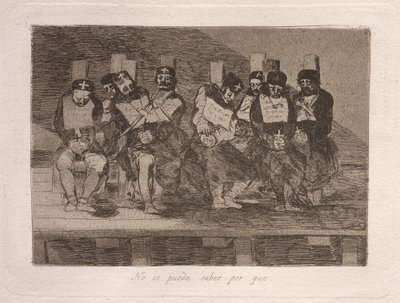 Nedenini söyleyemem (Biri Nedenini Söyleyemez) by Francisco de Goya
