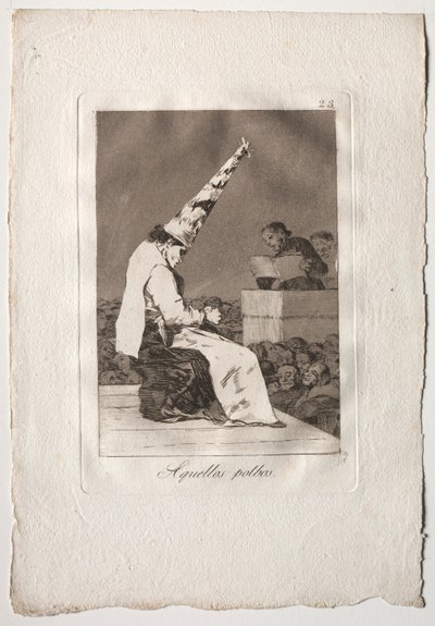 Seksen Kapris: O Polbolar, 1793-1798. by Francisco de Goya