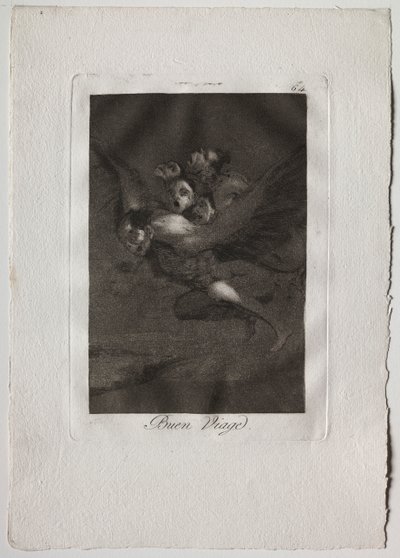Seksen Kapris: İyi Yolculuklar, 1793-1798. by Francisco de Goya