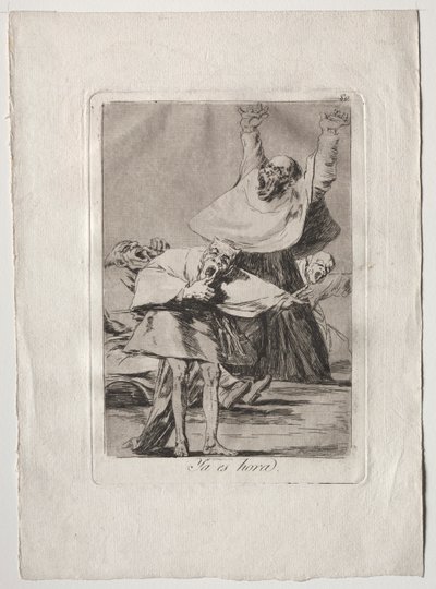 Ochenta Caprichos: Zamanı Geldi by Francisco de Goya