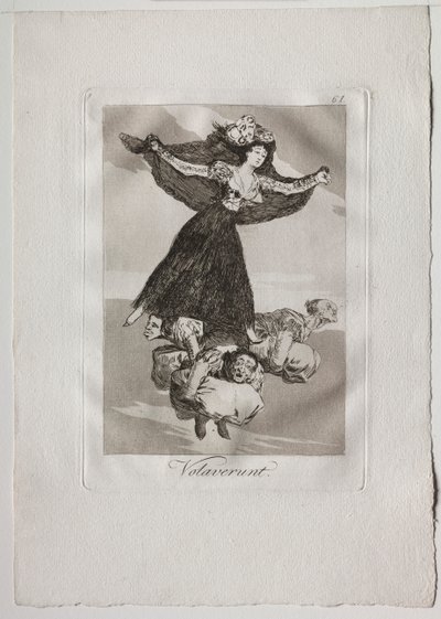 Seksen Kapris: Volaverunt by Francisco de Goya