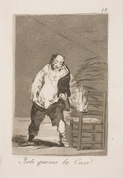Ve evini yakıyorsun by Francisco de Goya