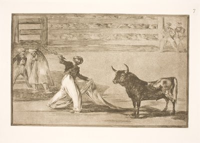 Zıpkınların veya banderillaların kökeni by Francisco de Goya