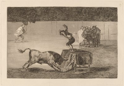 Aynı meydanda bir başka deliliği (Aynı Yüzükte Bir Başka Çılgınlığı) by Francisco de Goya