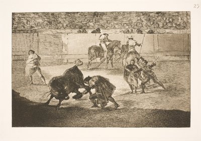Pepe Illo bir "rekorte" gerçekleştirir by Francisco de Goya