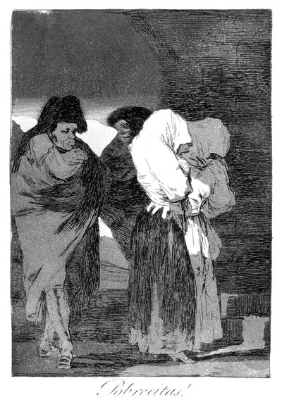 Zavallı küçük kızlar!, 1799 by Francisco de Goya