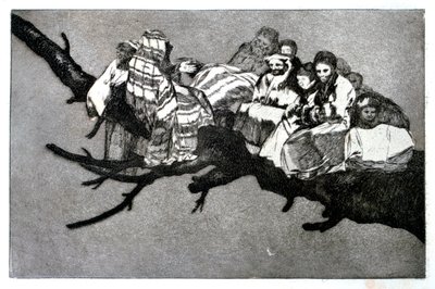 Gülünç Rüya, 1819-1823 by Francisco de Goya