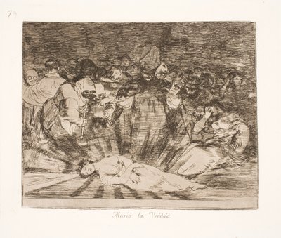 Gerçek öldü (79) by Francisco de Goya