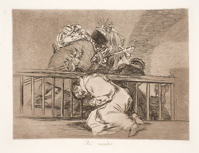 Nasıl oldu (47) by Francisco de Goya