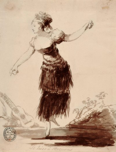 Se hizo a oscuras (O gölge tarafından yaratıldı) by Francisco de Goya