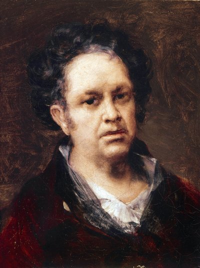 69 Yaşında Otoportre (tuval üzerine yağlı boya by Francisco de Goya