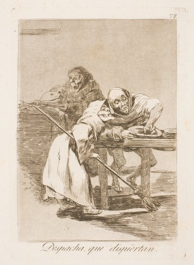 Acele edin, uyanıyorlar! by Francisco de Goya