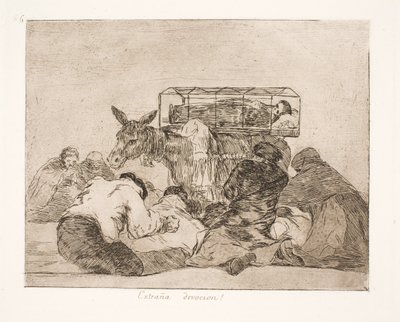 Garip Bağlılık (66) by Francisco de Goya
