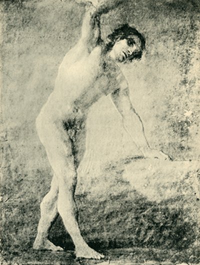 Çıplak duran erkek, 1789, 1943. by Francisco de Goya