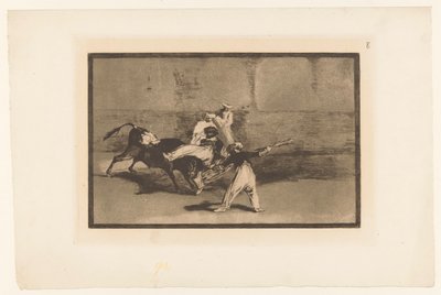 Boğa güreşçileri tarafından yakalandı Cogida de un Moro estando en la plaza Boğa Güreşi (dizi başlığı) La Taureaumachie (dizi adı) La Tauromaquia (dizi adı) by Francisco de Goya