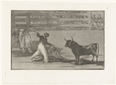 Stierenvechter banderilla ile tanıştı Zıpkınların veya banderillaların kökeni Stierenvechten (dizi adı) Boğa Güreşi (dizi başlığı) by Francisco de Goya