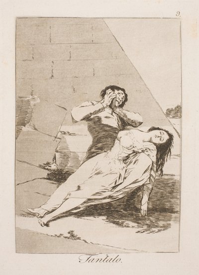 Tantalos by Francisco de Goya