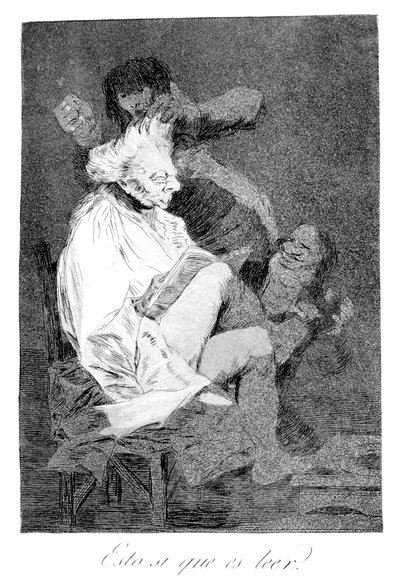 Bu kesinlikle okuyabiliyor, 1799 by Francisco de Goya