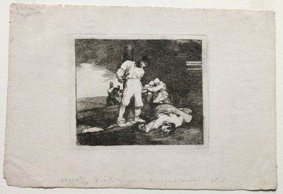 Savaşın Felaketleri: Ve Bunun İçin Yardım Yok, 1810-1820. by Francisco de Goya
