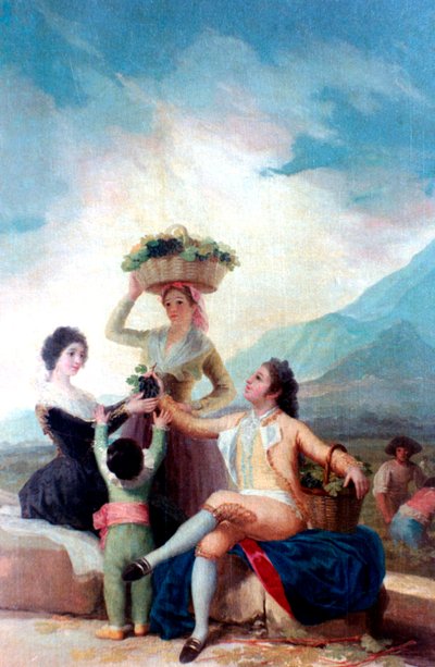 Üzüm Hasadı, 1786-1787 by Francisco de Goya