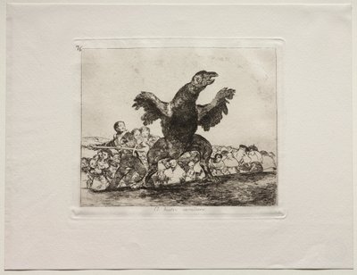 Savaşın Korkuları: Etçil Bir Akbaba by Francisco de Goya
