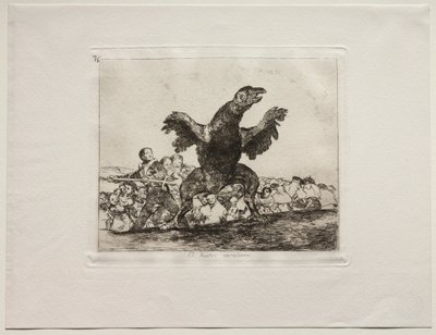 Savaşın Korkuları: Etçil Bir Akbaba. by Francisco de Goya