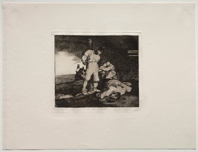 Savaşın Korkuları: Ve Bunun İçin Yardım Yok by Francisco de Goya