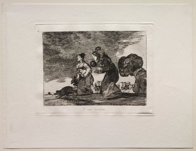 Savaşın Korkuları: Ve Bu da. by Francisco de Goya