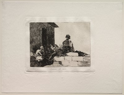Savaşın Korkuları: Temyizler Boşuna by Francisco de Goya