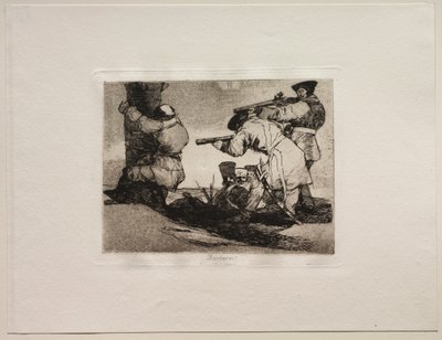 Savaşın Korkuları: Barbarlar!. by Francisco de Goya