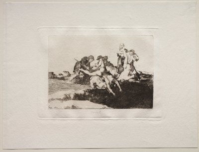 Savaşın Korkuları: Charity, 1810. by Francisco de Goya
