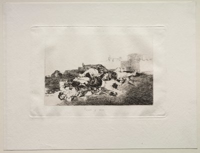 Savaşın Korkuları: Daha da Kötü, 1810. by Francisco de Goya