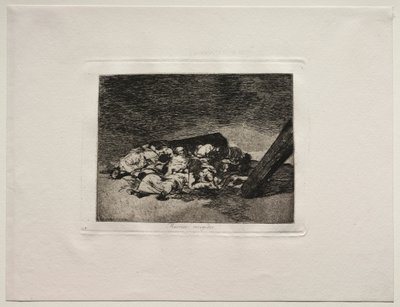 Savaşın Korkuları: Ölülerin Hasadı by Francisco de Goya