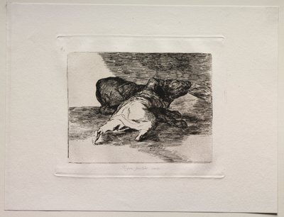 Savaşın Korkuları: Ondan Bir Şey Alır. by Francisco de Goya