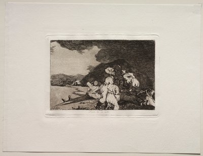 Savaşın Korkuları: Size İyi Hizmet Eder. by Francisco de Goya