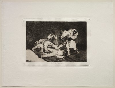 Savaşın Korkuları: Aynı Olacak by Francisco de Goya