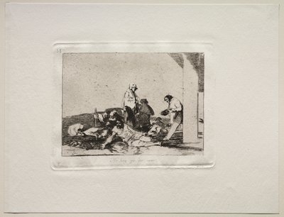 Savaşın Korkuları: Ağlamanın Faydası Yok by Francisco de Goya