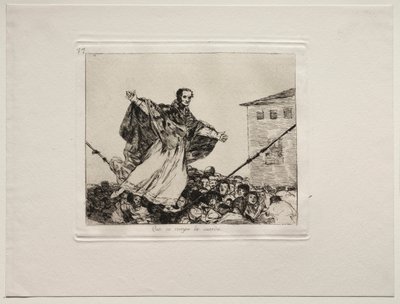 Savaşın Korkuları: Kordon Kırılsın by Francisco de Goya