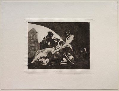Savaşın Korkuları: Bunları da Yapmayın. by Francisco de Goya